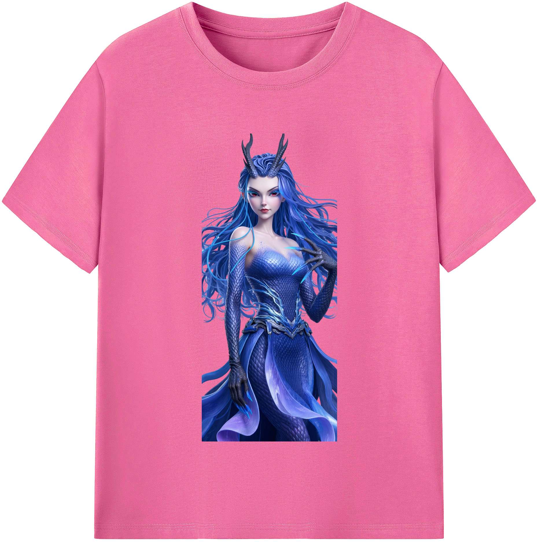 （画像用） Ne Zha 2 ナタ 魔童の大暴れ レディースカジュアルプリントTシャツ（綿100％）